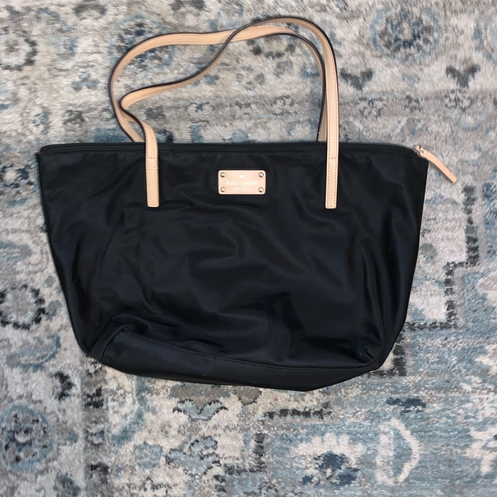 KATE SPADE Black Nylon Tote Bag